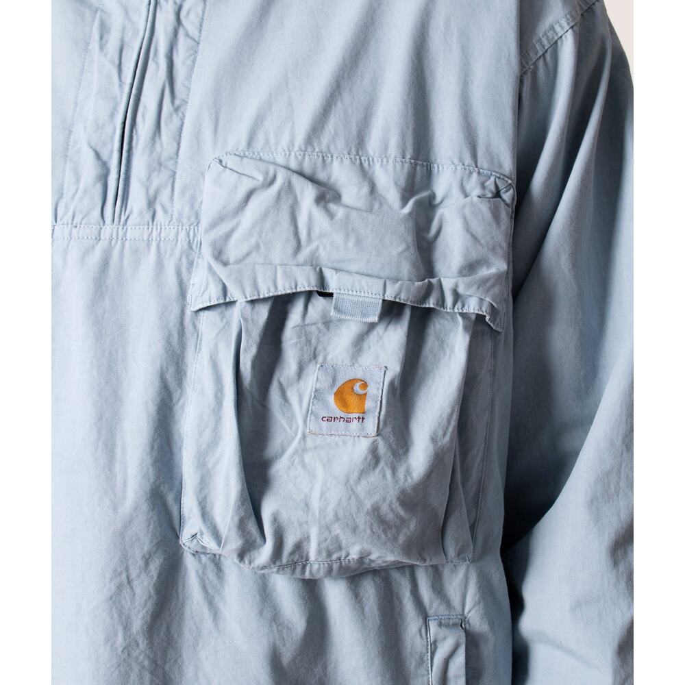 NWT! Carhartt WIP Berm Pullover‎ 0F4GD Frosted Blue, Size: M - Picture 2 of 6